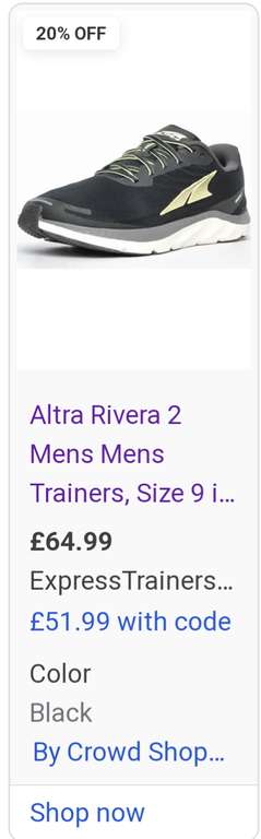 Altra Rivera 2 Running Shoes / Trainers £51.99 at Express Trainers