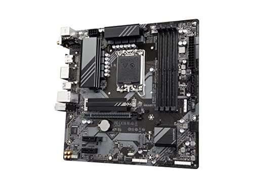 GIGABYTE B760M DS3H AX (LGA 1700/ Intel/ B760/ M-ATX/ DDR5/ 2* M.2/ USB 3.2 Gen 2 Type-C/WiFi 6E/ 2.5GbE) Motherboard - £140.77 @ Amazon US