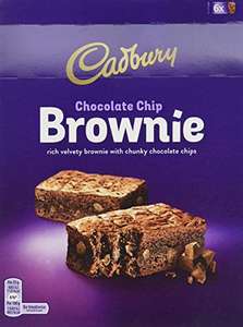 Cadbury Chocolate Chip Brownie, 6 x 25g - £1.50 / £1.42 Subscribe & Save @ Amazon
