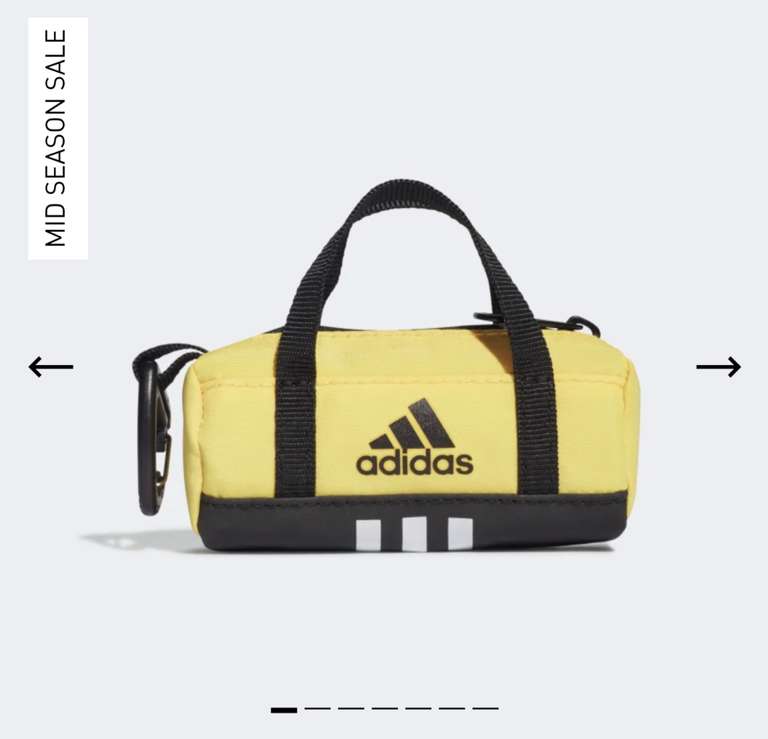 ESSENTIALS TINY DUFFEL BAG - £6.30 free delivery for adimembers @ Adidas
