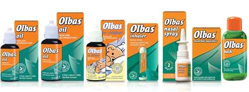 Olbas Nasal Inhaler pack of 2 - Nasal stick - relief from catarrh, colds and blocked sinuses - (£2.66/£2.38 S&S)