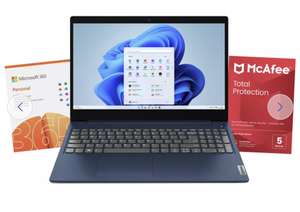 Lenovo IdeaPad 3i 15.6in i3 8GB 128GB Laptop + Microsoft 365 - Free C&C