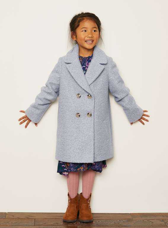 Grey Double Breasted Coat 5 to 6 years £11 , 7 to 8 years £12 & 9 to 10 years £13 Free Collection @ Argos