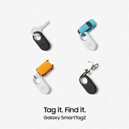 Samsung Galaxy SmartTag2 Bluetooth Tracker (1 Pack), Compass View AR, Find Lost Mode, Black @ Everway Group / FBA