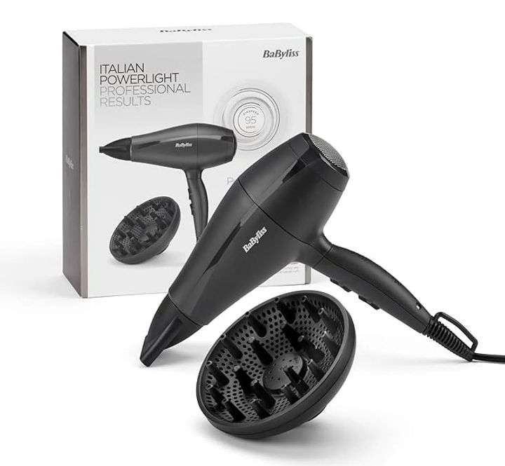 BaByliss Power Light Dry 2000 Hair Dryer With Diffuser & Concentrator @ barnardos_charity