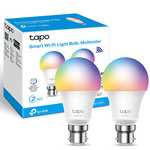 TP-Link Tapo Smart Bulb, Smart Wi-Fi LED Light, B22, 60W, Energy saving, £15.99 at Amazon