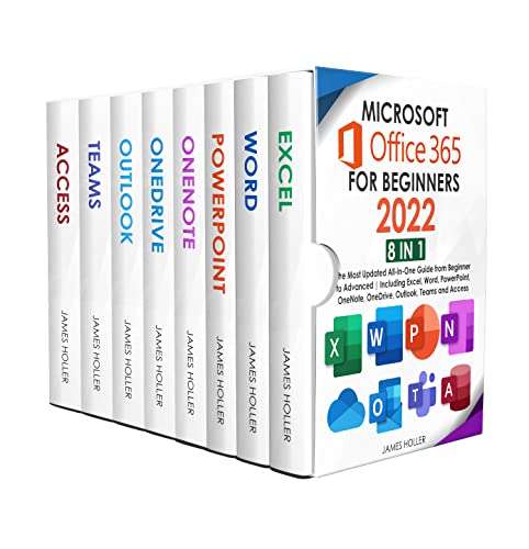 Microsoft Office 365 for Beginners 2022: [8 in 1] Most Updated All-in-One Guide from Beginner to Advanced Kindle Edition - Free @ Amazon