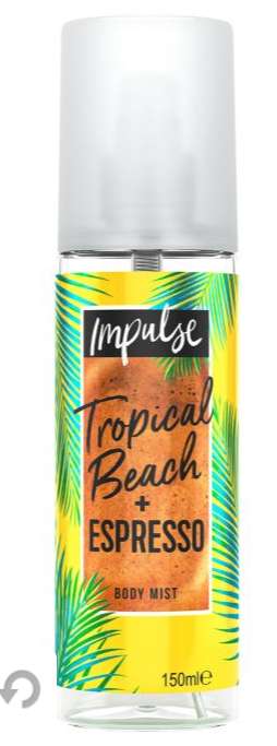 Impulse Body Mists 150ml reduced to £1.50 @ Boots Woodley