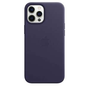 Apple Official iPhone 12 Pro Max Leather Case with MagSafe - Deep Violet - £21.99 Delivered With Code @ MyMemory