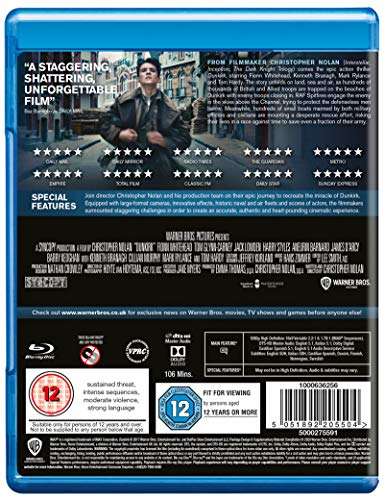 Dunkirk [Blu-ray] - FILMNIGHT FBA