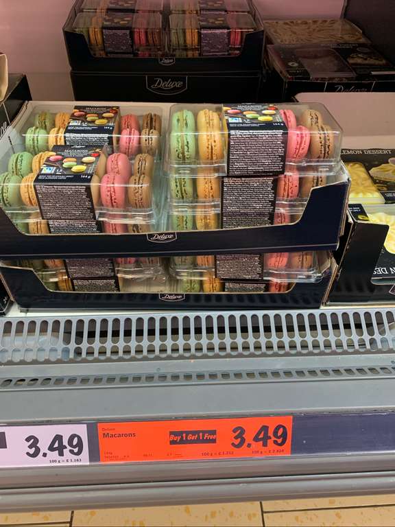deluxe macarons 12 pk (buy one get one free) instore at borehamwood