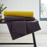 2 Pack Polar Fleece Throws (Various Colours) - £4.50 (Free Click and Collect) @ Dunelm