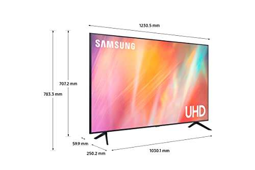 Samsung AU7100 55 Inch (2021) Crystal 4K Smart TV With HDR10+ Image Quality £43 @ Dispatches from Amazon Sold by Crampton And Moore
