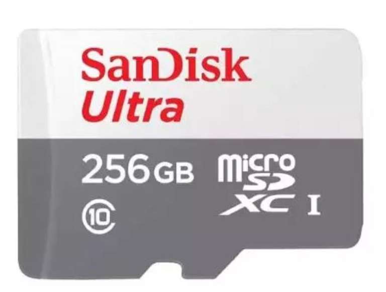SanDisk 256GB Ultra Micro SD Card (SDXC) UHS-I - 100MB/s £17.98 @ MyMemory