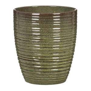 Jungle Green Plant Pot - 14cm £2 @ Homebase Free Collection