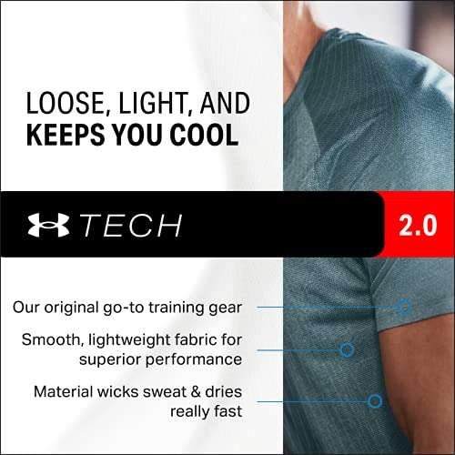 Under Armour Men's Tech 2.0 1/2 Zip Sporty Long Sleeve Quick Dry Long Sleeve Shirt for Men