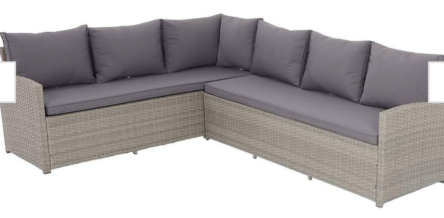 7 seater corner garden sofa set £450 (£12.50 delivery) @ Homebase