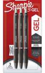 Sharpie S-Gel | Gel Pens | Medium Point (0.7mm) | Black Ink | 3 Count