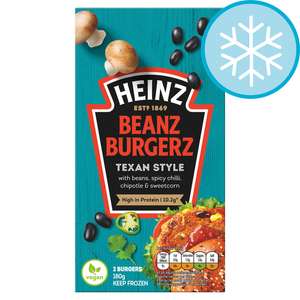 Heinz Beanz Burgerz Texan Style 2 Pack 180G £1.50 (Clubcard Price) @ Tesco