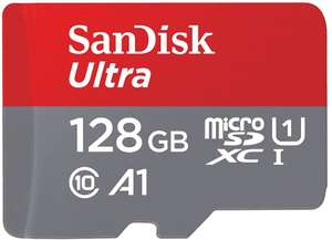SanDisk 128GB Ultra microSDXC memory card+SD adapter - £14.99 @ Amazon