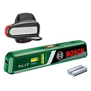 4.3 out of 5 stars2,988Reviews Bosch PLL 1 P Laser Spirit Level (Working range up to 20m, measuring accuracy +/- 0.5 mm/m £26.99 @ Amazon
