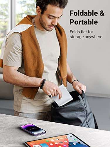 UGREEN Tablet Stand, Adjustable Desk Tablet Holder Foldable Portable for Video FaceTime Compatible - Sold by UGREEN GROUP LIMITED UK FBA