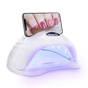 AEVO UV LED Nail dual Lamp, 48W with Sensor £12.99 with code + Free Delivery with Prime (+ £4.99 Non Prime