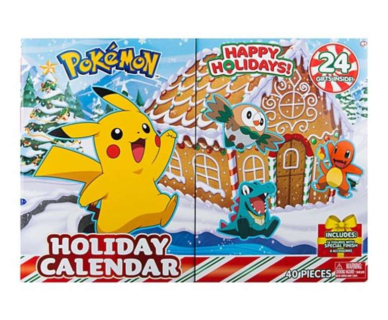 Pokémon holiday 24 day advent calender - 16 2-inch Battle Figures and eight accessories - Discount At Checkout - Free C&C