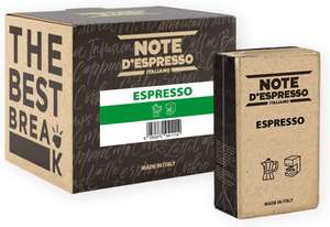 Note d'Espresso- Espresso Vacuum-Packed Coffee 250g x4 Pack - £6.65 Prime Exclusive @ Amazon