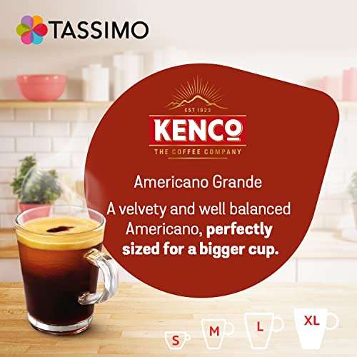 Tassimo Kenco Americano Grande XL 16's/5pk (£14.35 with 15% S&S)