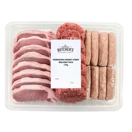Morrisons Market Street BBQ Meat Pack 1.7kg