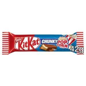 Nestle Kitkat Chunky Salted Caramel Popcorn flavour, x5 42g bars for £1 @ Farmfoods