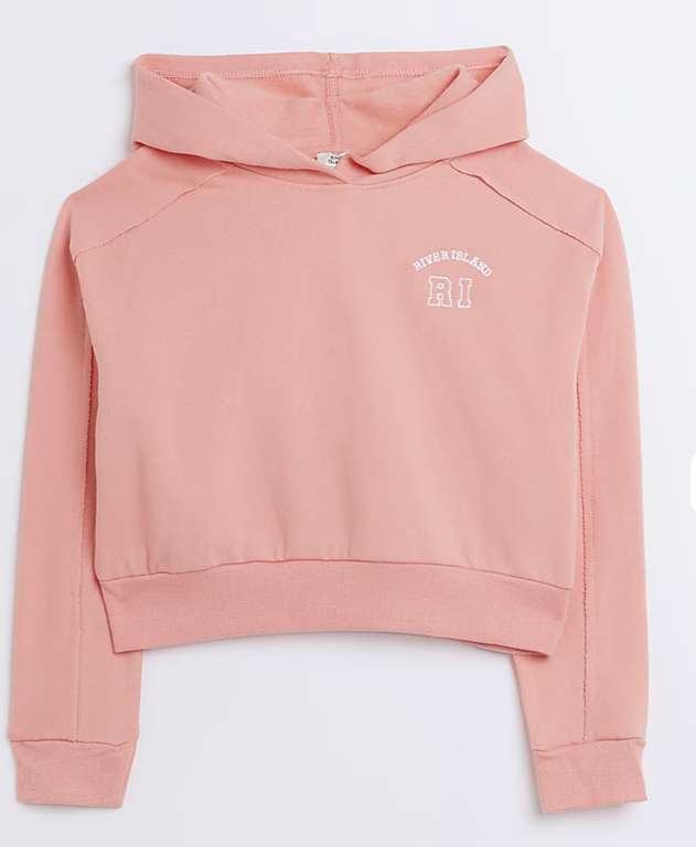 River Island Older Girl’s 100% cotton Hoodies - £4 (+£1 Collection under £20) 3 colours available @ River Island