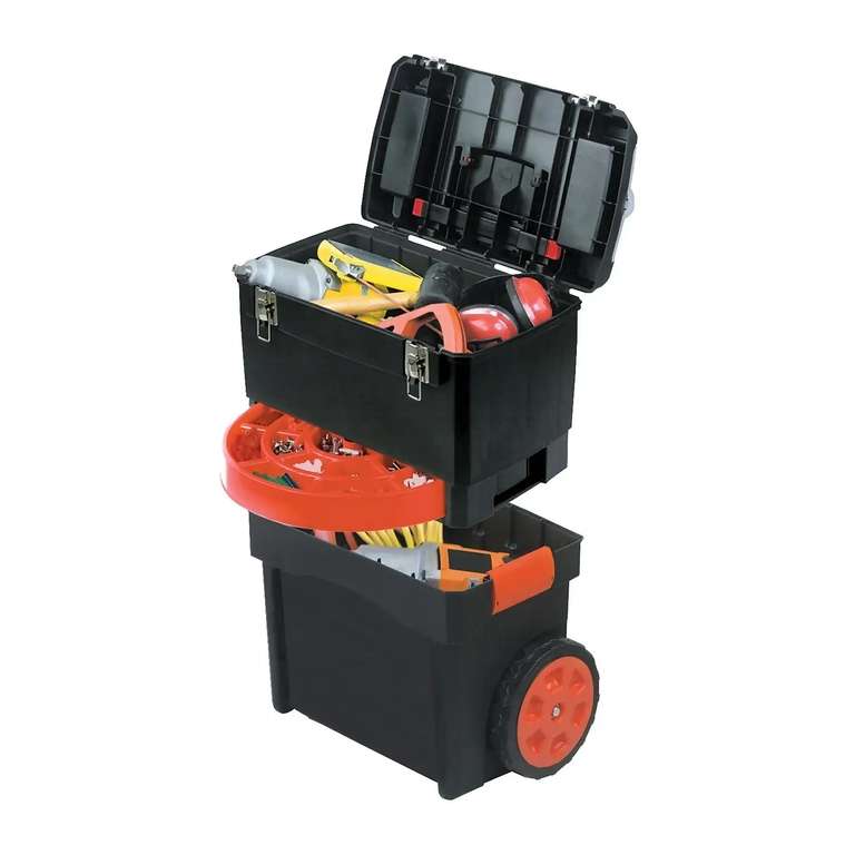 Black and Decker Mobile Work Centre Toolbox - Free C&C Only