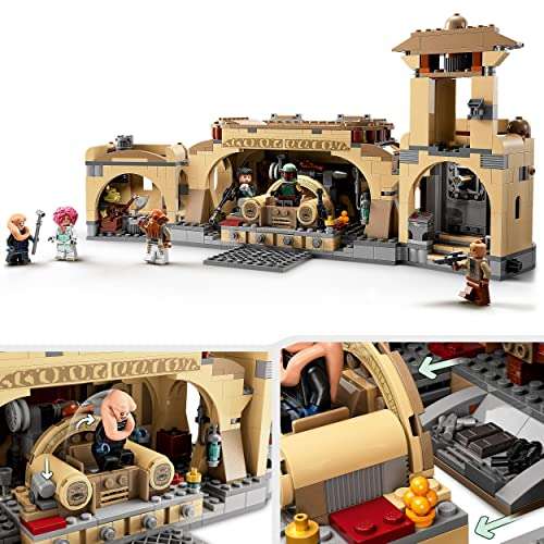 LEGO 75326 Star Wars Boba Fett’s Throne Room Buildable Toy With Jabba the Hutt's Palace & 7 Minifigures (Packaging May Vary) £59.95 @ Amazon