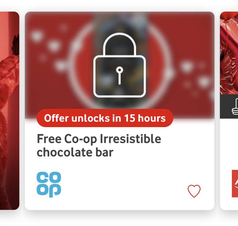 Free Co-op Irresistible chocolate bar at Co-op @ Veryme Vodafone