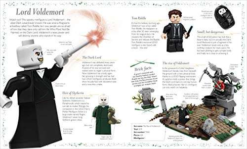 LEGO Harry Potter Magical Treasury: A Visual Guide to the Wizarding World Hardcover (with exclusive Tom Riddle minifigure)