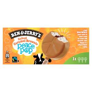 Ben & Jerry's salted caramel peace pop 3 for £1 @ Farmfoods Ilford