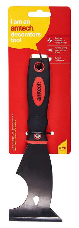 Amtech 100mm (4 Inch) Scraper Tool With Soft Grip Handle - Rust Resistant Blade - View #4
