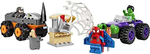 LEGO 10782 Marvel Hulk vs. Rhino Monster Truck Showdown with Spider-Man Minifigure, Spidey And His Amazing Friends Series £9.99 at Amazon