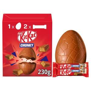KitKat Chunky Easter Eggs 49p instore @ Aldi (Leamington)