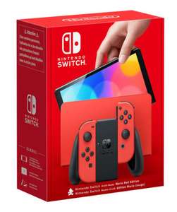 Nintendo Switch (OLED model) Mario Red Edition w/code from Ebuyer