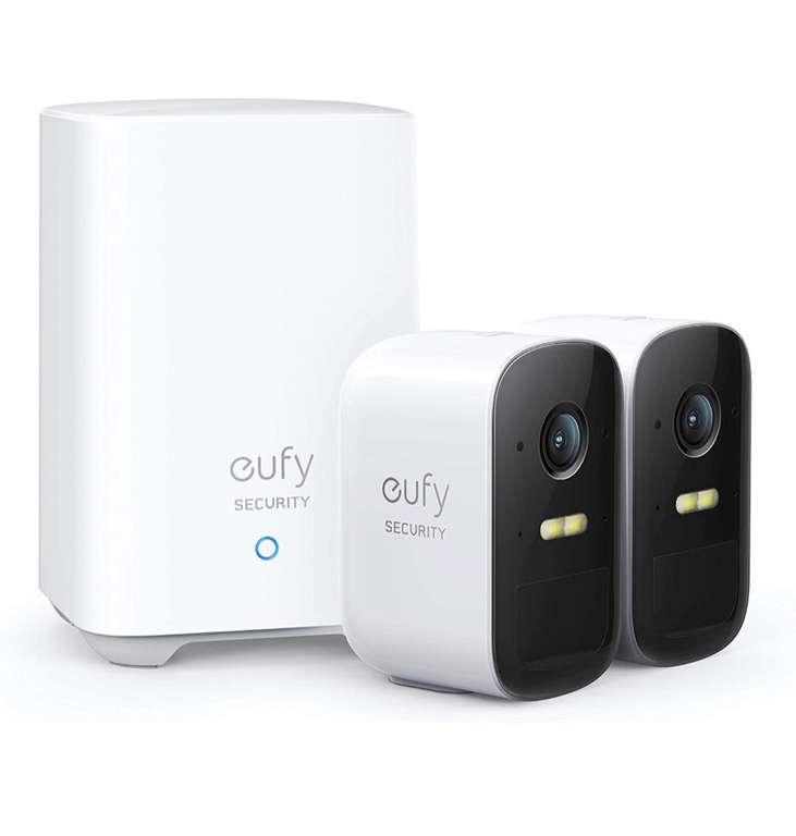 eufy security eufyCam 2C 2-Cam Kit Security Camera Outdoor, Wireless Home Security System Sold by AnkerDirect. Prime Exclusive