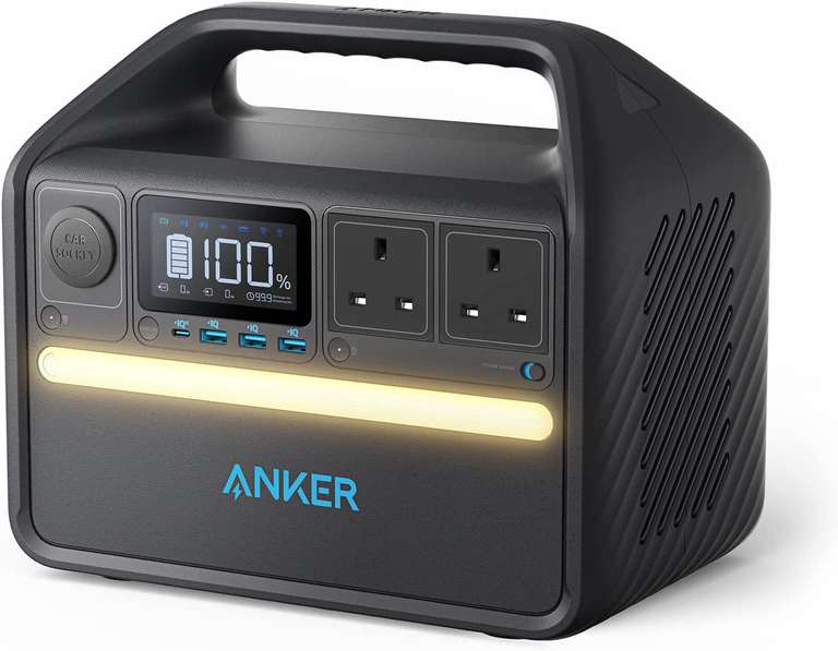Anker 535 PowerHouse 512Wh Portable Power Station - 2 AC ports, 3 USB-A, USB-C port, Car outlet - £319.99 (Members Only) @ Costco