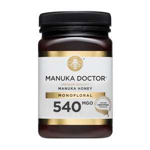540 MGO Mānuka Honey 500g - Monofloral - £26.25 with code @ Manuka Doctor