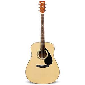 Yamaha F310 - Full Size Steel String Acoustic Guitar - Traditional Western Body - Natural - Popular with beginners - £88.50 @ Amazon