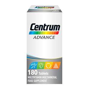 Centrum Advance Multivitamin & Mineral Tablets, 180 count £12.69 / £10.16 with s&s + voucher @ Amazon