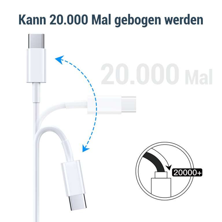 iPhone 15 Charger Cable 60W,2Pack 1+1.8M Apple USB C to USB C with voucher - Sold by Pansy Direct