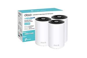 TP-Link Deco XE75 Pro AXE5400 Whole Home Tri-Band Mesh Wi-Fi 6E System 3pk £321.99 @ Amazon