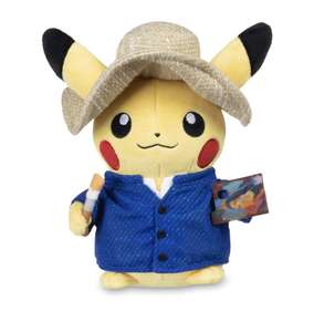 Pokémon Center × Van Gogh Museum: Pikachu Plush - 7 ¾ In.
